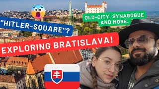 Bratislava City Vlog  Old City Europe Day Trip Slovakia [upl. by Pia]