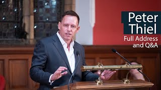 Peter Thiel on AntiAntiAntiAnti Classical Liberalism  Oxford Union [upl. by Decamp599]