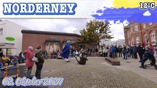 Norderney Inselmomente vor dem langen Clubwochenende und Herbstferienbeginn City life 2024 [upl. by Arlen]