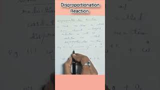 Disproportionation Reaction science chemistry boards shorts shortvideo [upl. by Alatea]