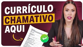 Como montar um currículo certo 2024 I Como fazer currículo chamativo I Currículo perfeito I Emprego [upl. by Sirraj]