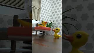 Trampoline Fail 🤣shorts memes babyduck [upl. by Cumings]