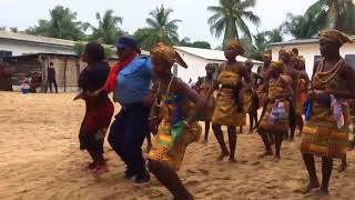 Agbadza dance Volta region of Ghana [upl. by Atkinson]