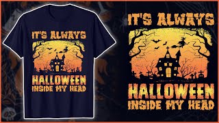 Custom Halloween Tshirt Design  Advanced Tshirt Design Tutorial in Illustrator  AH TSHIRT [upl. by Eberto]