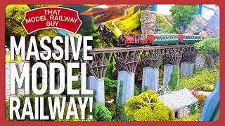 This HUGE Model Railway Is An ENTIRE SYSTEM  Dartmoor 009 Railway Group [upl. by Friend]