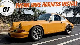 Installing A Standalone Wire Harness In A Classic Porsche 911 [upl. by Aihsatsan]