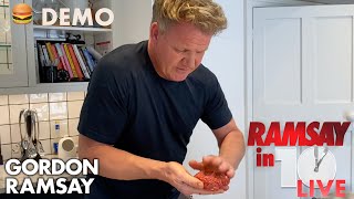 Can Gordon Ramsay Cook a Burger in 10 Minutes for a FrontLine Workers Charity  Ramsay In 10 [upl. by Bollay430]