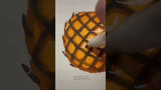 How to draw a cute pineapple with rectangles  drawing art drawingtutorial pineapple [upl. by Apollo]