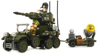 SLUBAN WWII M38B0679 air defense  Military Building Kits for Lego fans [upl. by Mauri381]