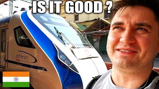 Foreigners First Impression Of The Vande Bharat Express Train 🇮🇳 [upl. by Albertina149]