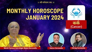 Monthly Horoscope for the Zodiac Sign Cancer For January 2024  Best Indian Astrologer [upl. by Henriette]