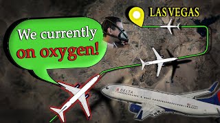 CABIN DEPRESSURIZATION  Delta B739 Emergency Landing at Vegas [upl. by Kati]