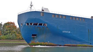 UP CLOSE LARGE SHIPS AT KIEL CANAL  4K SHIPSPOTTING GERMANY OCTOBER 2022 [upl. by Sigfrid19]