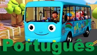 As rodas do ônibus  Versão 4  Canções infantis  LittleBabyBum [upl. by Ardnuyek233]