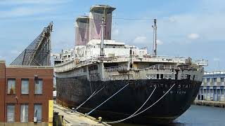 SS United States flybys 2024 [upl. by Acissaj206]