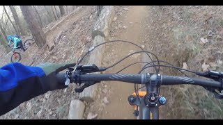 Jolly Line Trail in Madonna della Guardia mtb Trail area in Genoa Italy [upl. by Inge]