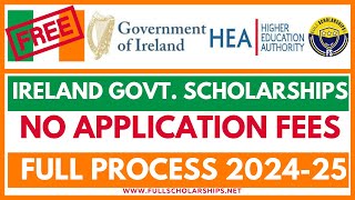 Ireland Government Scholarships 20242025 for Masters and PhD For International Students Apply Free [upl. by Zacharia]