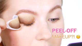 PeelOff Makeup 🤔 [upl. by Thorlay165]