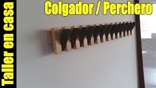 Como hacer perchero de madera  Colgador sticks  Utilitile hooked [upl. by Chill]