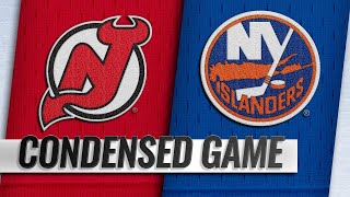 011719 Condensed Game Devils  Islanders [upl. by Zapot552]