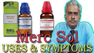 Merc Sol  Symptoms and Uses in Homeopathy by Dr PS Tiwari [upl. by Driscoll]