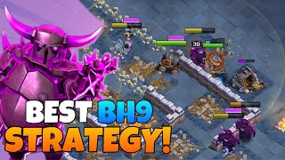 THIS BH9 STRATEGY is SO OVERPOWERED  Clash of Clans Builder Base 20 Builder Hall 9 [upl. by Idnek798]