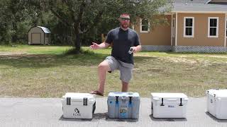 Small Cooler Challenge Kong 25 vs Lifetime 28 vs Blue Coolers 30Qt Summer 2020 Ice Retention Test [upl. by Rani87]