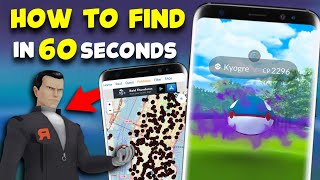 How to find Giovanni amp Get free Shadow Kyogre in Pokemon Go  How to beat Giovanni in Pokemon go [upl. by Shannon990]