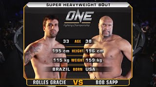 Rolles Gracie vs Bob Sapp  Full Fight Replay [upl. by Gnilyarg388]