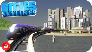 Cities Skylines  CrossWater Monorail Ep7 Cities Skylines Industries [upl. by Nivahb]