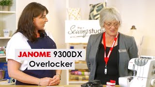 Janome 9300DX Overlocker Overview [upl. by Ahsirk]