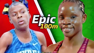 Epic 100m Alana Ried Battles Tina Clayton At Miramar Invitational 2024 [upl. by Lleznov]