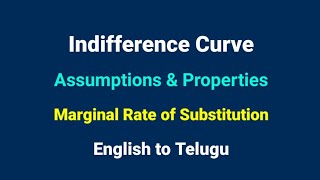 Indifference curve english to telugu by Learn with Ravali [upl. by Atilrep]