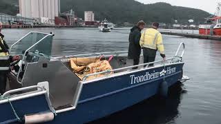 Mooring inspection for Trondheim Harbour  Blueye Pioneer underwater drone [upl. by Giovanna]