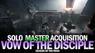 Solo Master Acquisition  Vow of the Disciple Raid Destiny 2 [upl. by Youngman32]