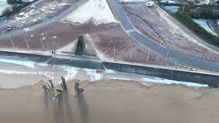 Normandy Beach Aerial Tour Omaha Beach Finale [upl. by Harolda]