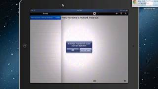 Tutorial Dragon Dictation iPad App [upl. by Fira]