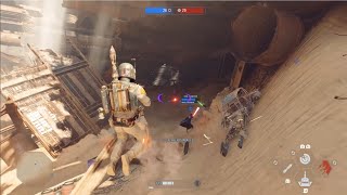 Battlefront 2  Boba Fett Gameplay  Heroes Vs Villains [upl. by Annyahs]