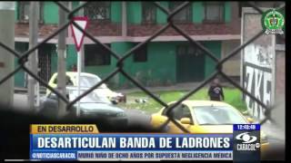 Caen ladrones que rompían vidrios de carros para robar a conductores  Mayo 2 de 2013 [upl. by Tristam]