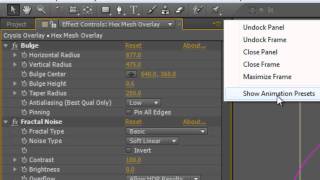 After Effects Quick Tip  Missing animation presets UPDATE  only works with CS55 or earlier [upl. by Lietman]