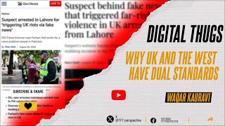 Riots over fake news in UK  Police arrest Farhan Asif  West still silent on fake news peddlers [upl. by Telocin914]