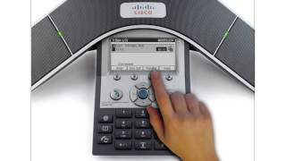 CISCO 7937 Conference Phone  Hold and Transfer [upl. by Halette]