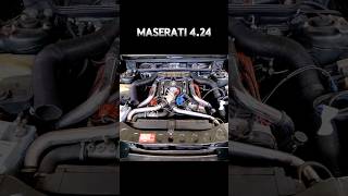 Maserati 424V Sportwagen mit Biturbo von 1991 Engine Sound [upl. by Laefar]