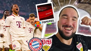 WIR GEHEN IN MÜNCHEN KOMPLETT UNTER 🙈 FC Bayern München vs VfB Stuttgart  Stadionvlog 🏟⚽️ [upl. by Maclay917]