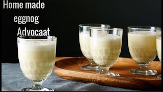 Homemade Eggnog Advocaat  egg liqueur  best for parties and family assembly Christmas Idea [upl. by Esilahc]