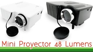 Mini Proyector 48 Lumens [upl. by Teador]