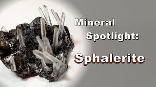 Mineral Spotlight  Sphalerite with Quartz [upl. by Hgieleak]