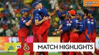 RCB vs CSK 68th ipl Match Highlights 2024  18th may 2024  RCB vs CSK ipl Highlights 2024 [upl. by Augustina]