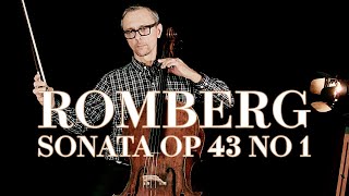 Romberg B Flat Major Sonata Op 43 No 1  Cello Duet Original Version [upl. by Emilie72]