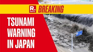 Japan Issues Tsunami Warning After 71 Magnitude Earthquake Hit Near Miyazaki [upl. by Nomla]